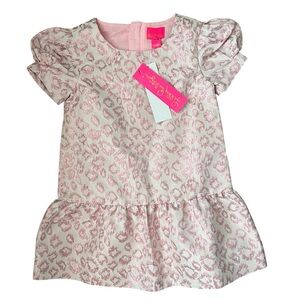 Lilly Pulitzer Pink Patterned Kids Dress
